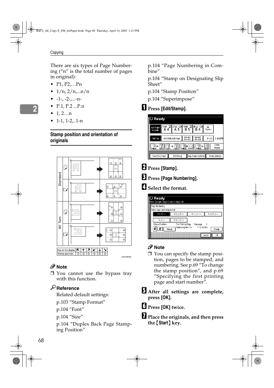 Ricoh Aficio 3025 User Manual | Page 78 / 136