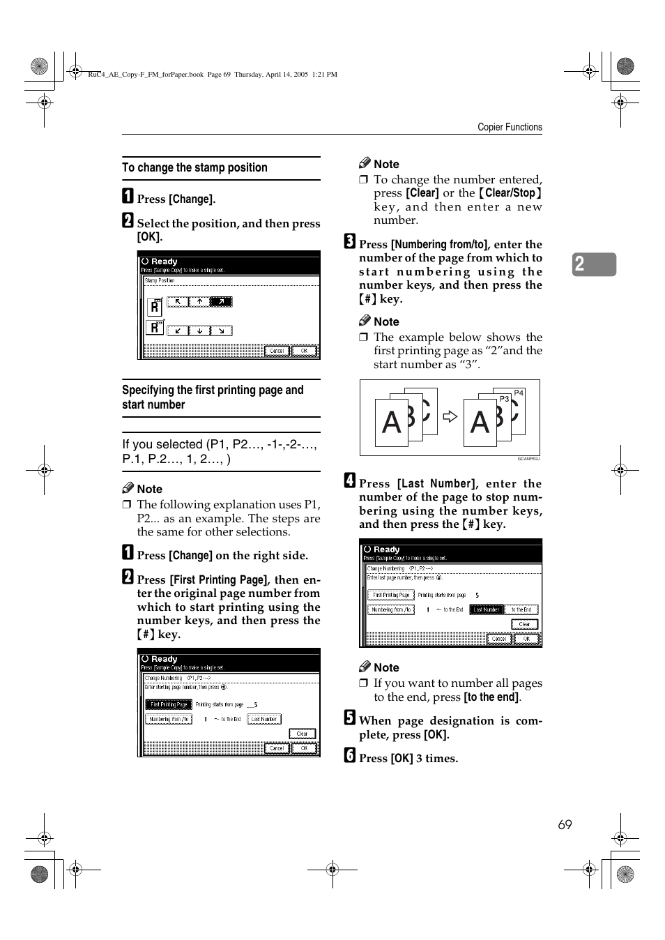 Ricoh Aficio 3025 User Manual | Page 79 / 136