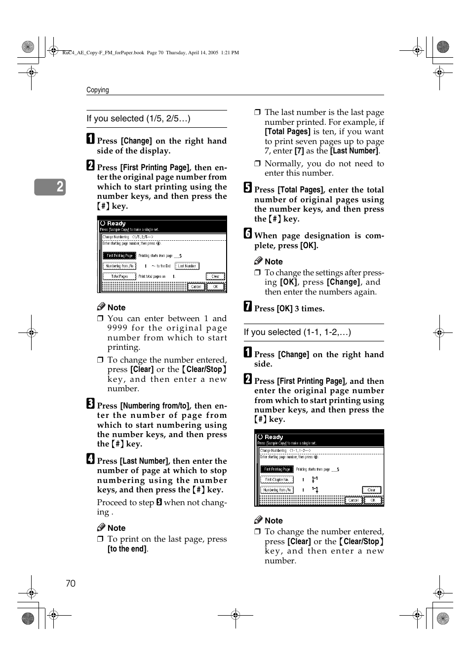 Ricoh Aficio 3025 User Manual | Page 80 / 136