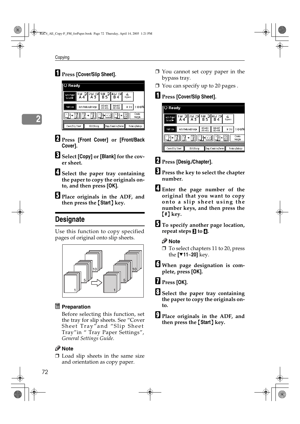 Ricoh Aficio 3025 User Manual | Page 82 / 136