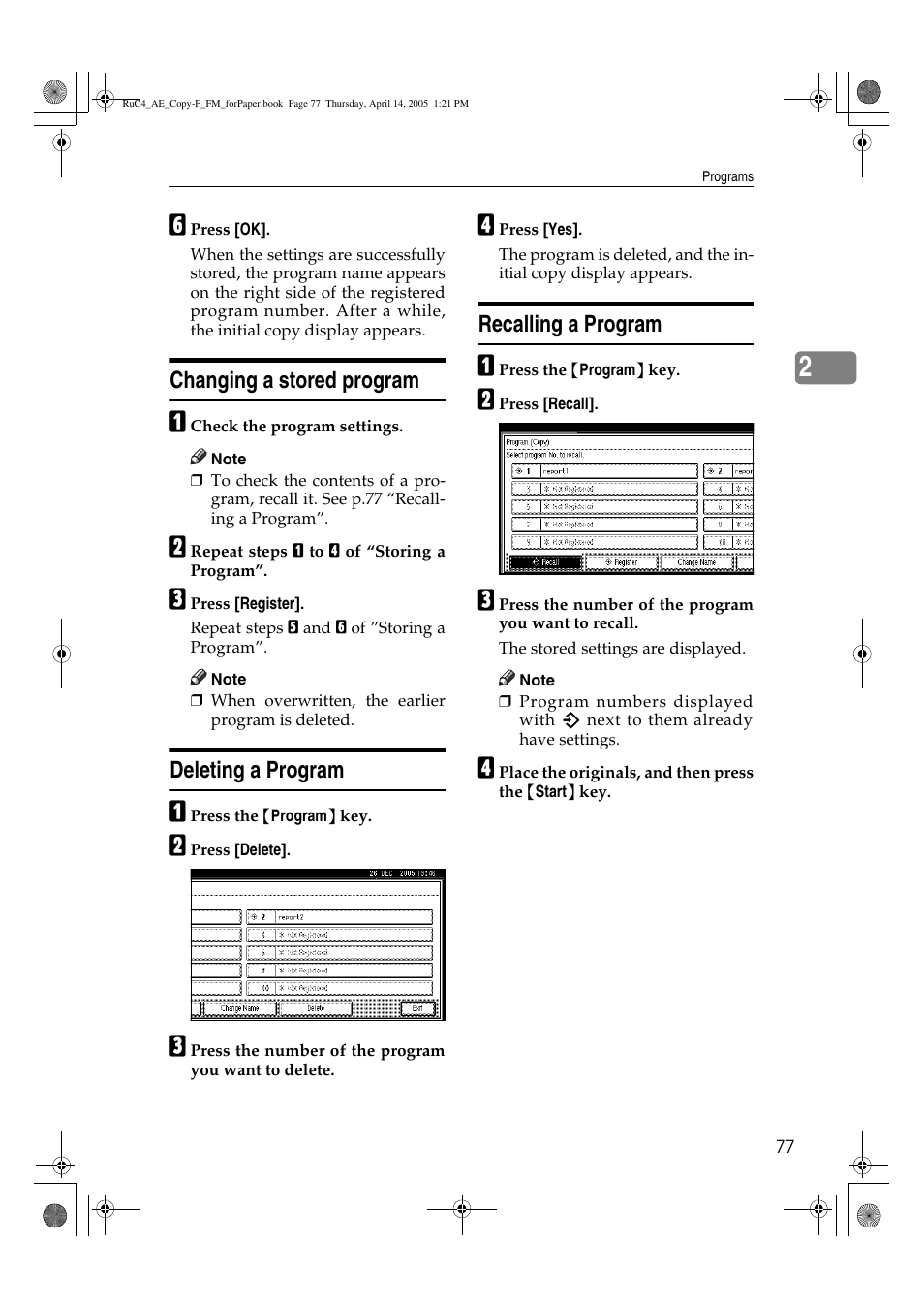 Ricoh Aficio 3025 User Manual | Page 87 / 136