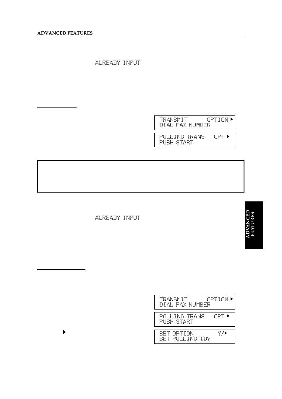 Secured polling, St ored id over ride | Ricoh 2400L User Manual | Page 108 / 926