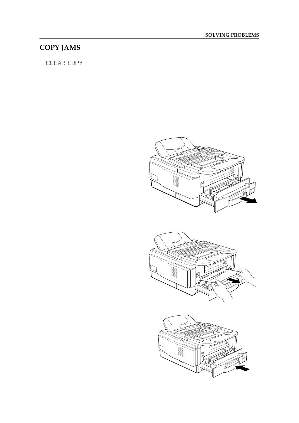 Copy jams, Cassette entrance | Ricoh 2400L User Manual | Page 152 / 926