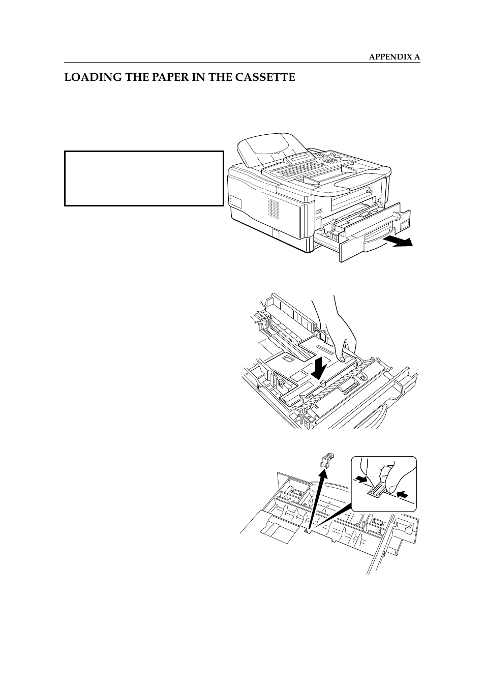 Loading the paper in the cassette | Ricoh 2400L User Manual | Page 177 / 926