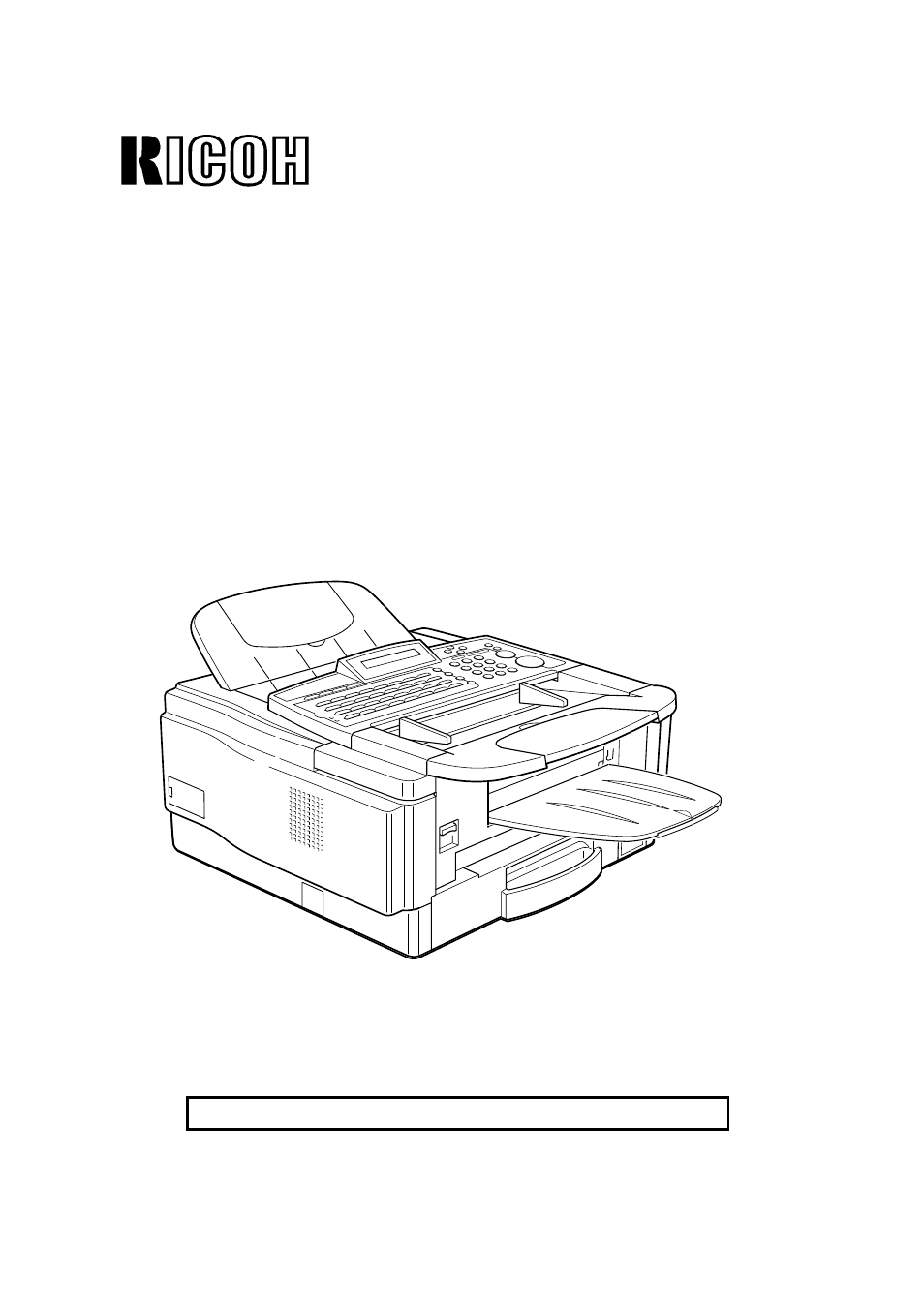 Fax2700l operator's manual, Operator’s manual, Ricoh fax2700l | Ricoh 2400L User Manual | Page 209 / 926