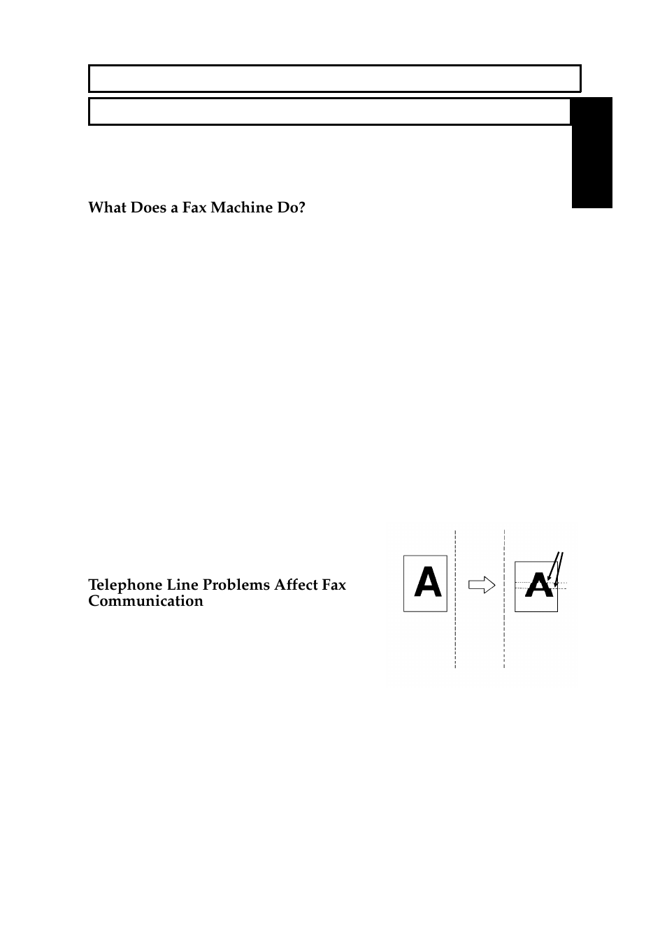 Introduction, What does a fax machine do, Telephone line problems affect fax communication | Ricoh 2400L User Manual | Page 218 / 926