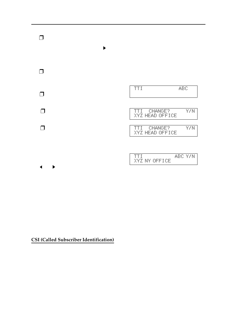 Csi (called subscriber identification) | Ricoh 2400L User Manual | Page 257 / 926