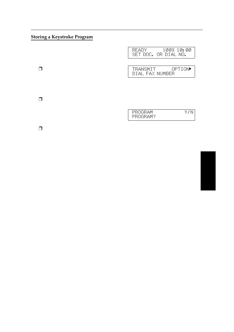 Storing a keystroke program | Ricoh 2400L User Manual | Page 313 / 926