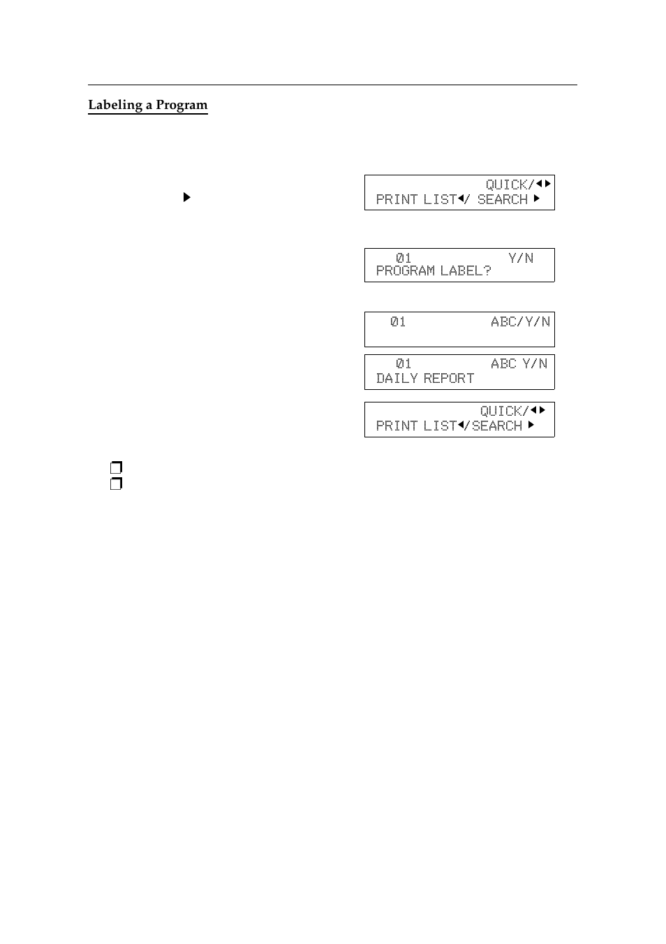 Labeling a program | Ricoh 2400L User Manual | Page 314 / 926