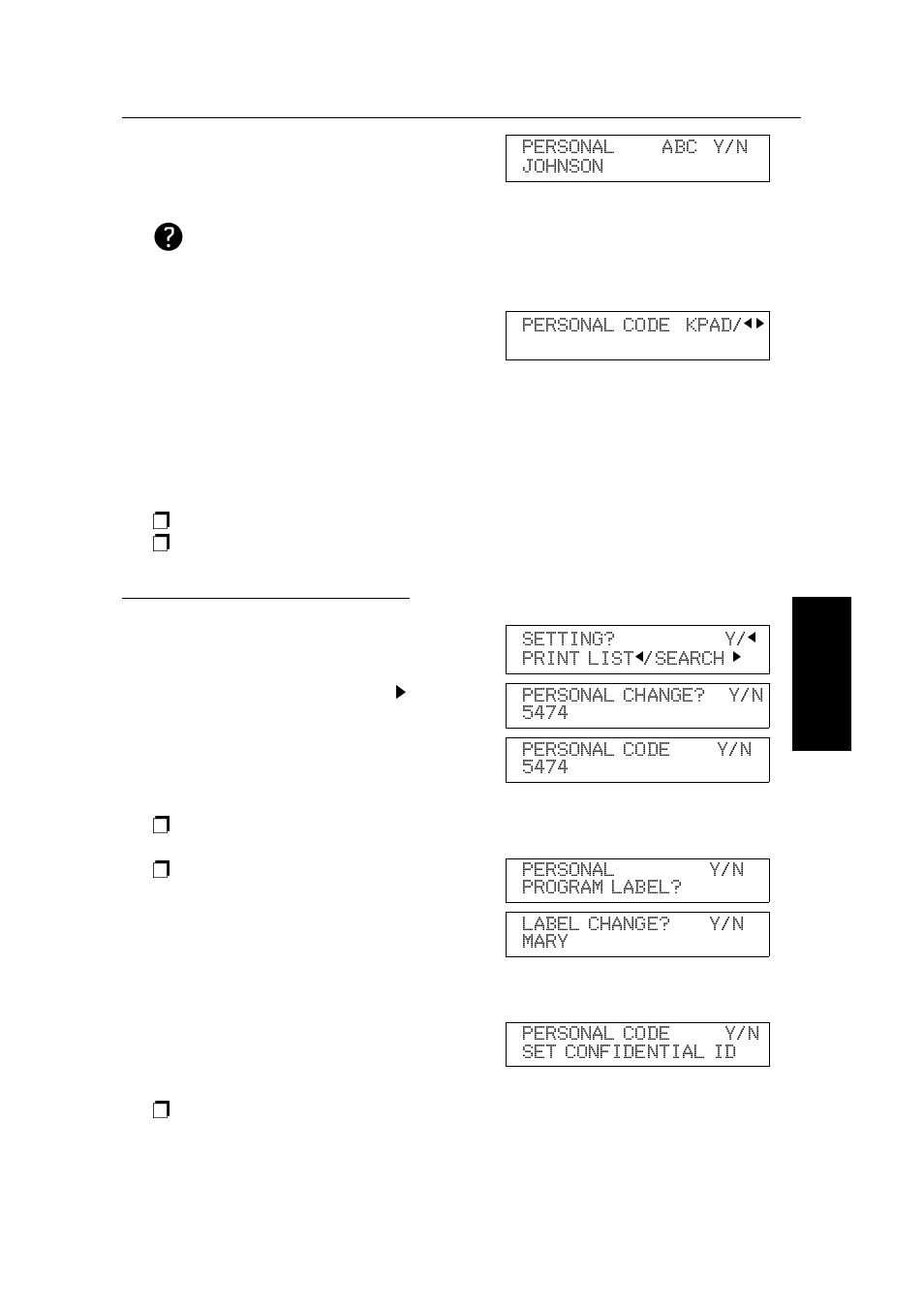 Editing or erasing a personal code | Ricoh 2400L User Manual | Page 325 / 926