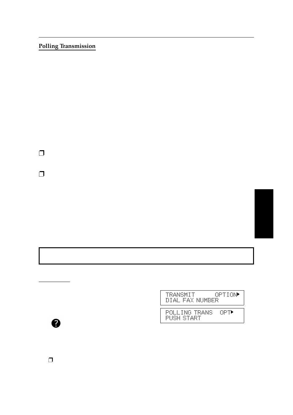 Polling transmission, Free polling | Ricoh 2400L User Manual | Page 369 / 926