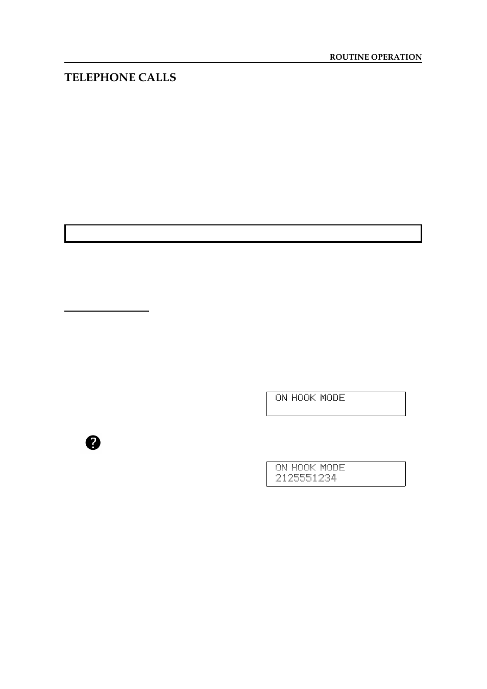 Telephone calls, Making a telephone call, Using on hook dial | Ricoh 2400L User Manual | Page 47 / 926