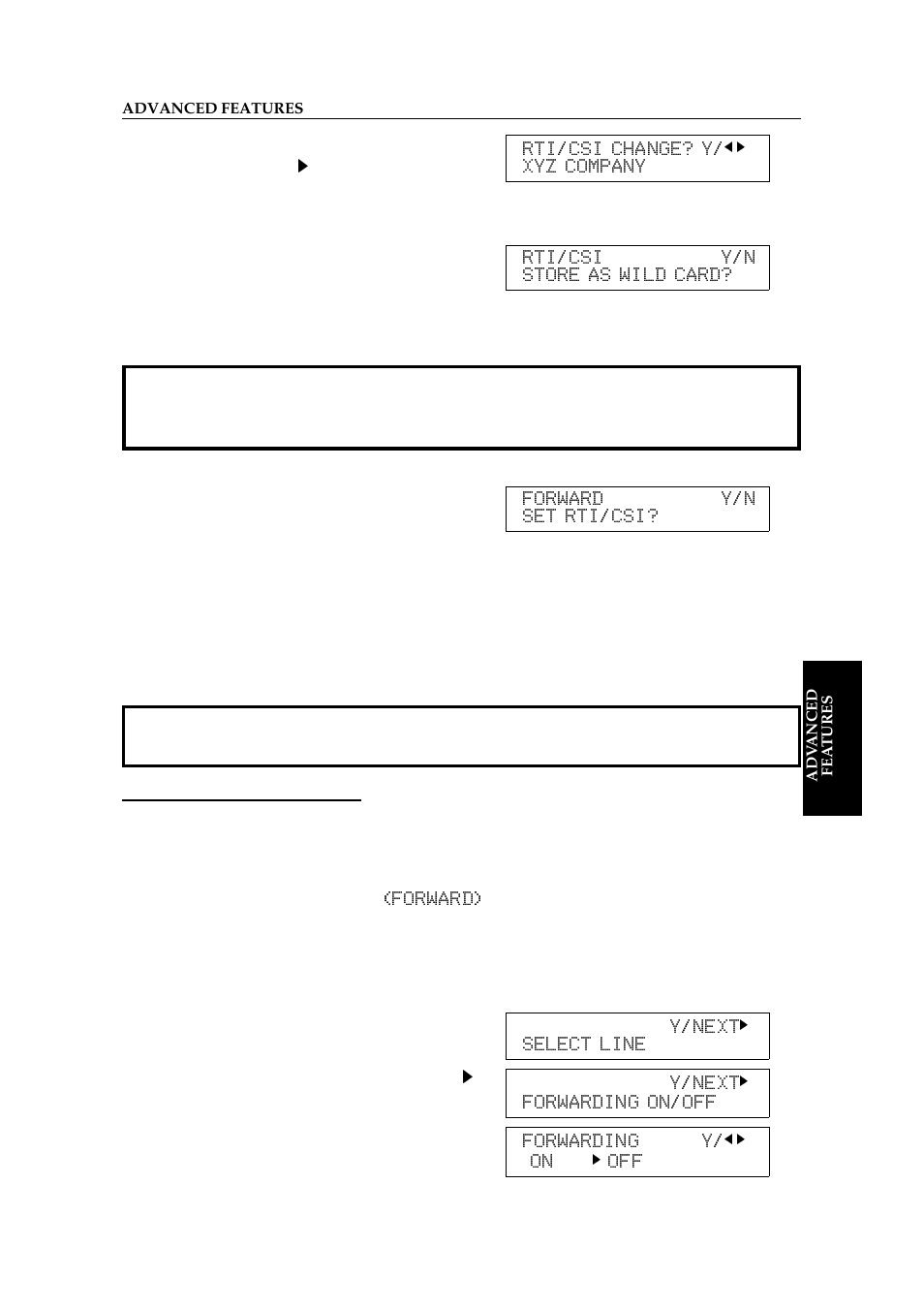 Switching forwarding on/off | Ricoh 2400L User Manual | Page 541 / 926