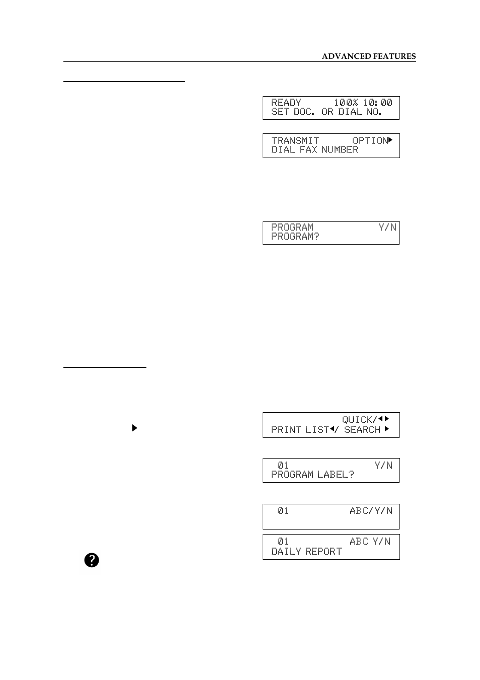 Storing a keystroke program, Labeling a program | Ricoh 2400L User Manual | Page 57 / 926