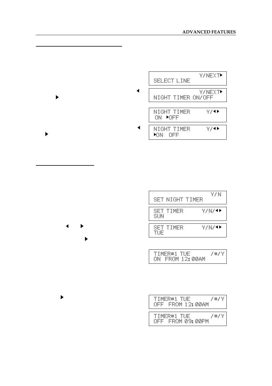 Switching the night timer on or off, Programming procedure | Ricoh 2400L User Manual | Page 572 / 926