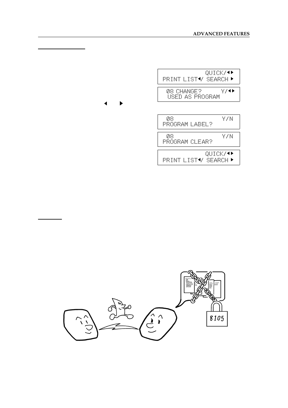 Erasing a program, Sending confidential messages, Overview | Ricoh 2400L User Manual | Page 59 / 926