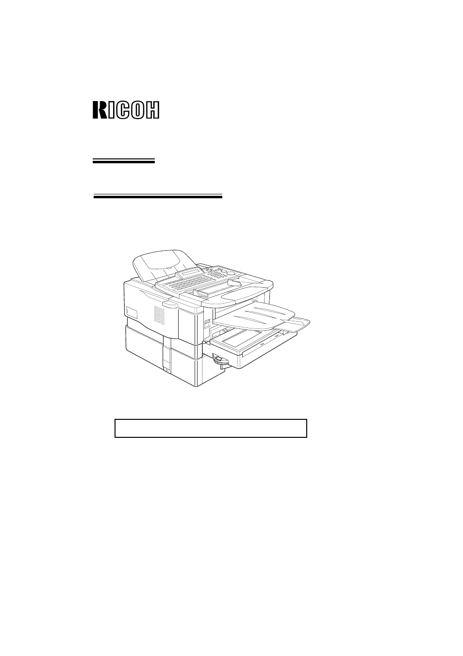 Fax3800l operator's manual, Operator’s manual | Ricoh 2400L User Manual | Page 681 / 926