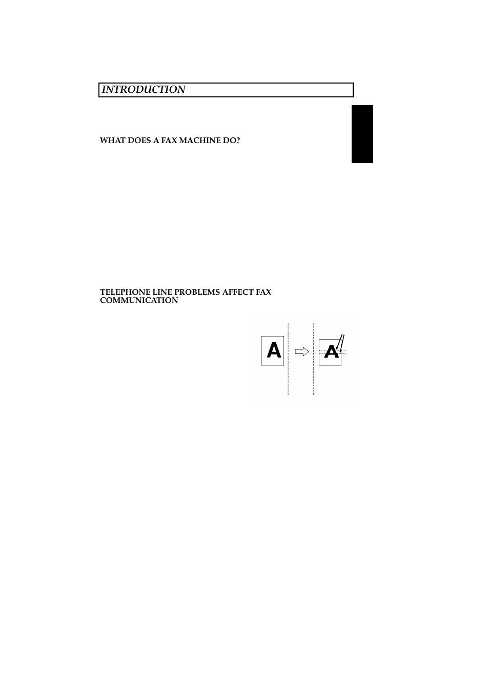 Introduction, What does a fax machine do, Telephone line problems affect fax communication | Ricoh 2400L User Manual | Page 692 / 926