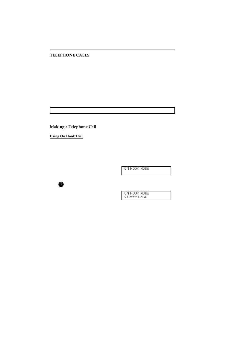 Telephone calls, Making a telephone call, Using on hook dial | Ricoh 2400L User Manual | Page 737 / 926