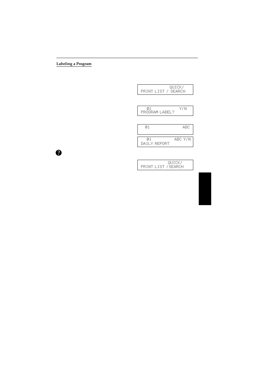 Labeling a program | Ricoh 2400L User Manual | Page 748 / 926