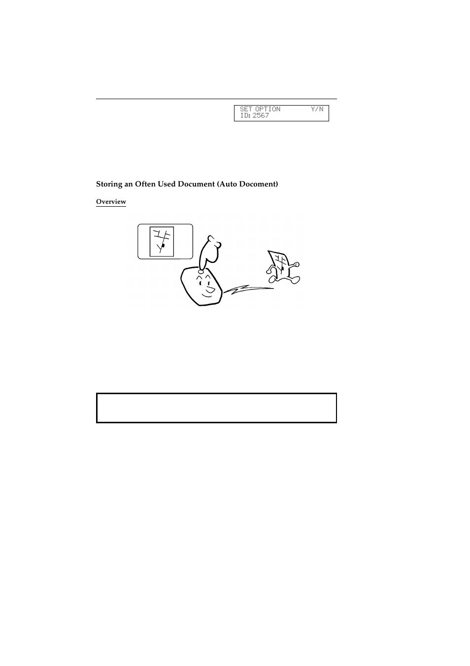 Storing an often used document (auto docoment), Overview | Ricoh 2400L User Manual | Page 753 / 926