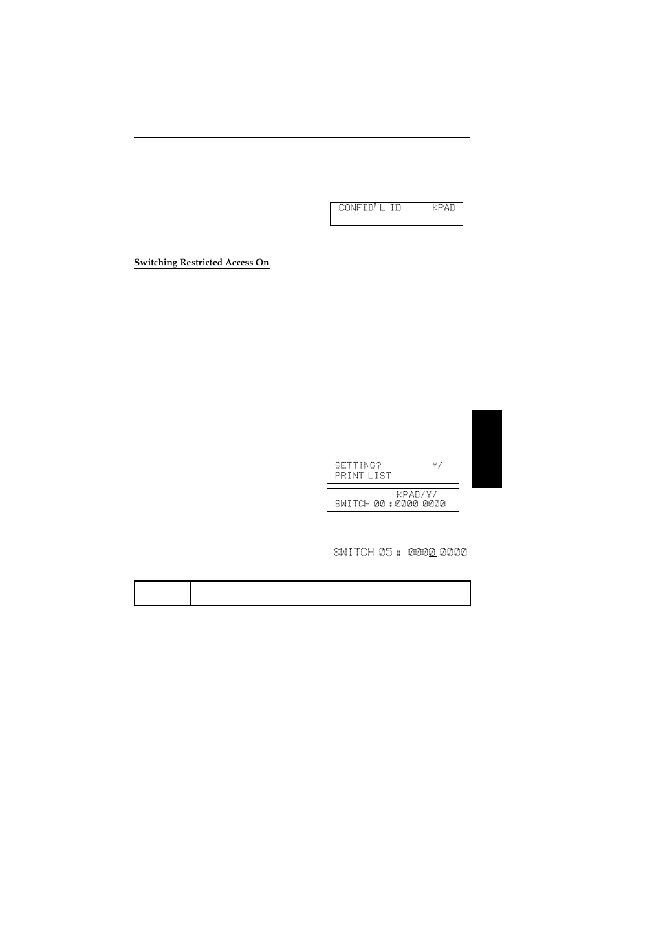 Switching restricted access on | Ricoh 2400L User Manual | Page 760 / 926