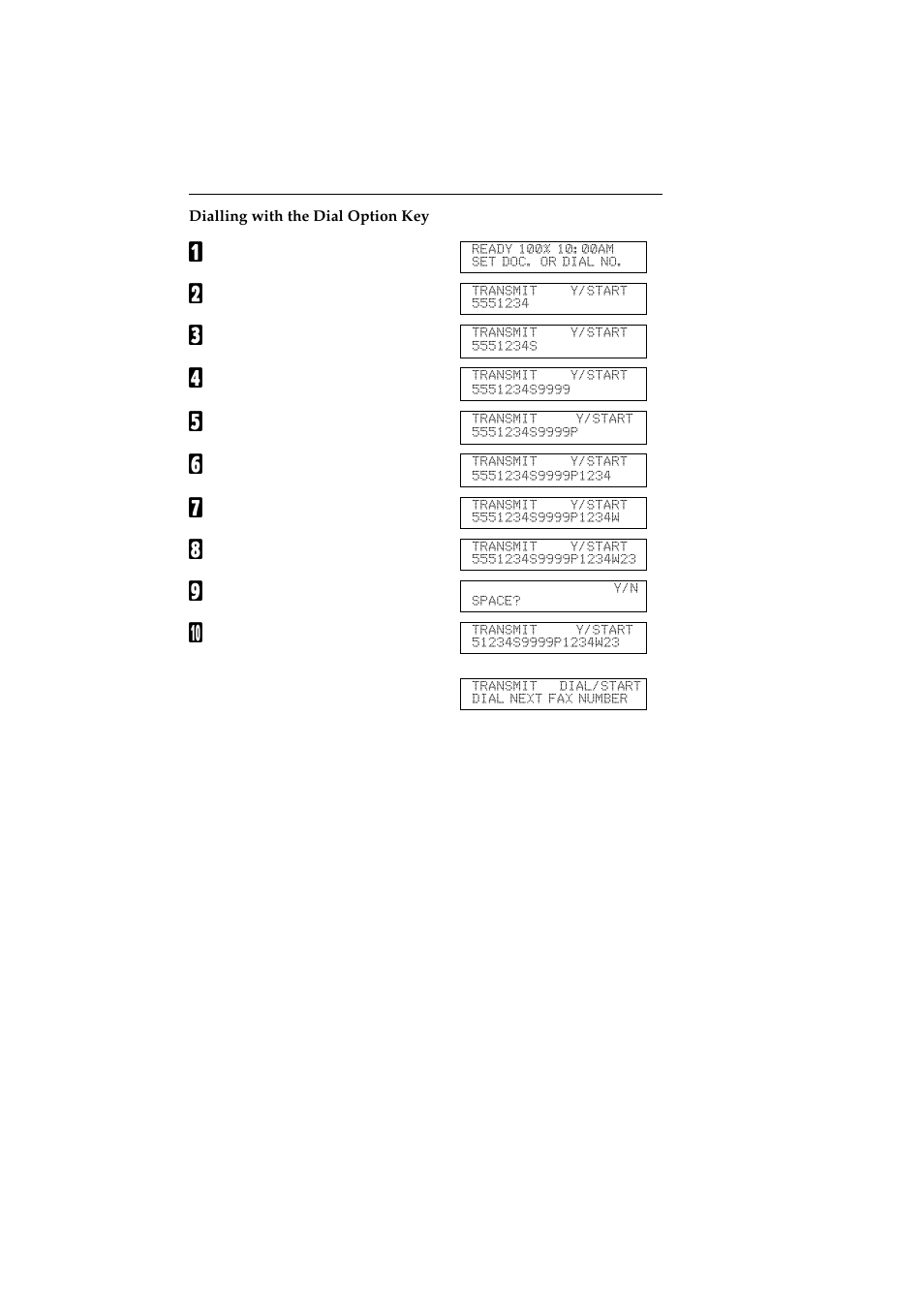 Dialling with the dial option key | Ricoh 2400L User Manual | Page 763 / 926