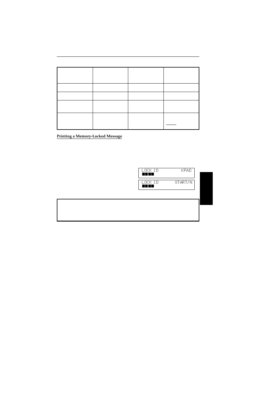 Printing a memory-locked message | Ricoh 2400L User Manual | Page 778 / 926