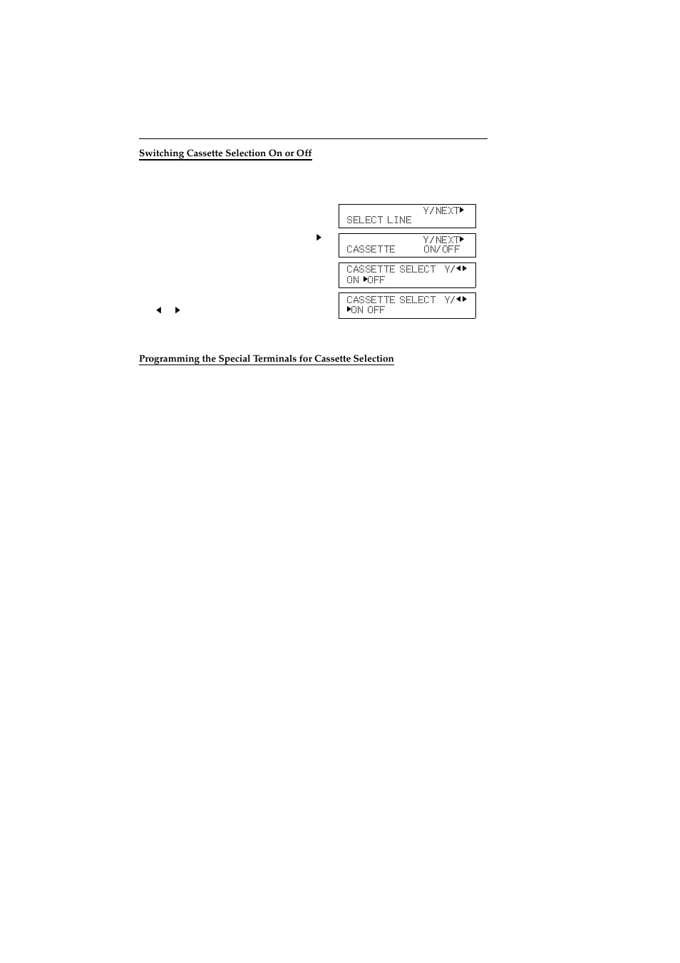 Switching cassette selection on or off | Ricoh 2400L User Manual | Page 791 / 926