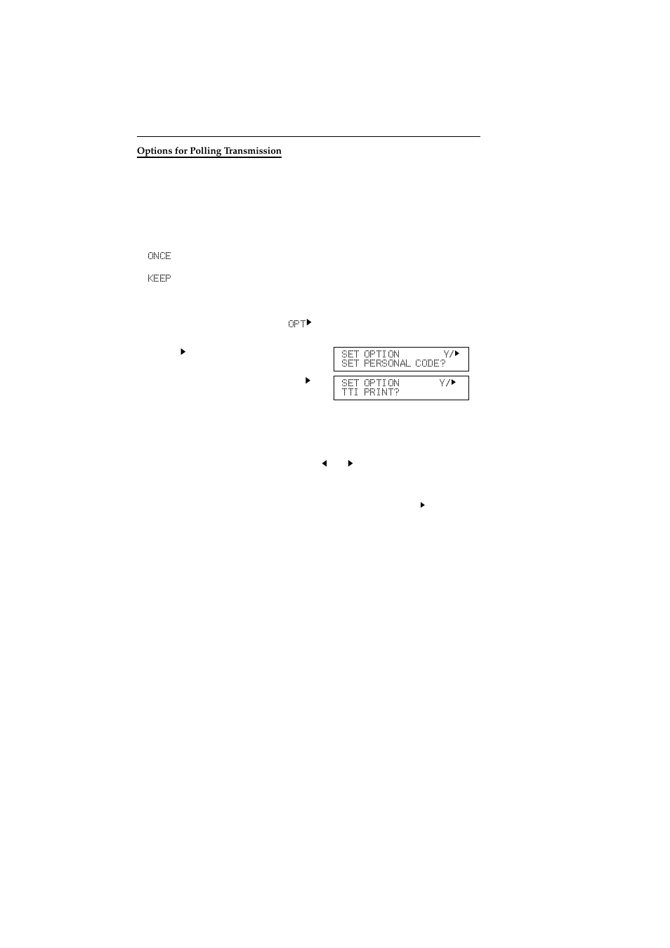 Options for polling transmission | Ricoh 2400L User Manual | Page 811 / 926