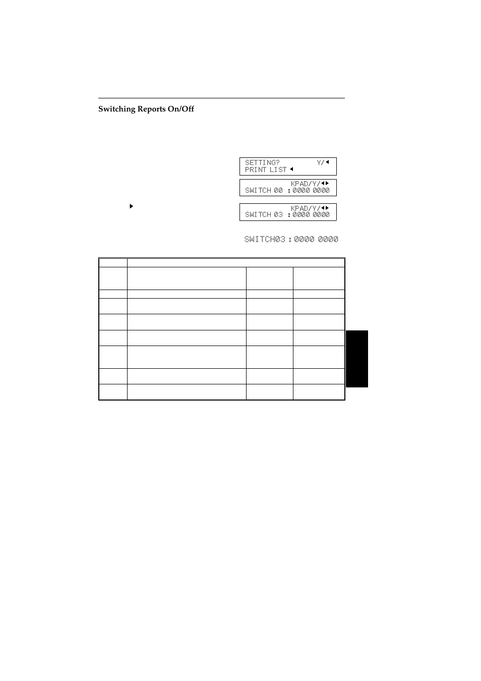 Switching reports on/off | Ricoh 2400L User Manual | Page 830 / 926