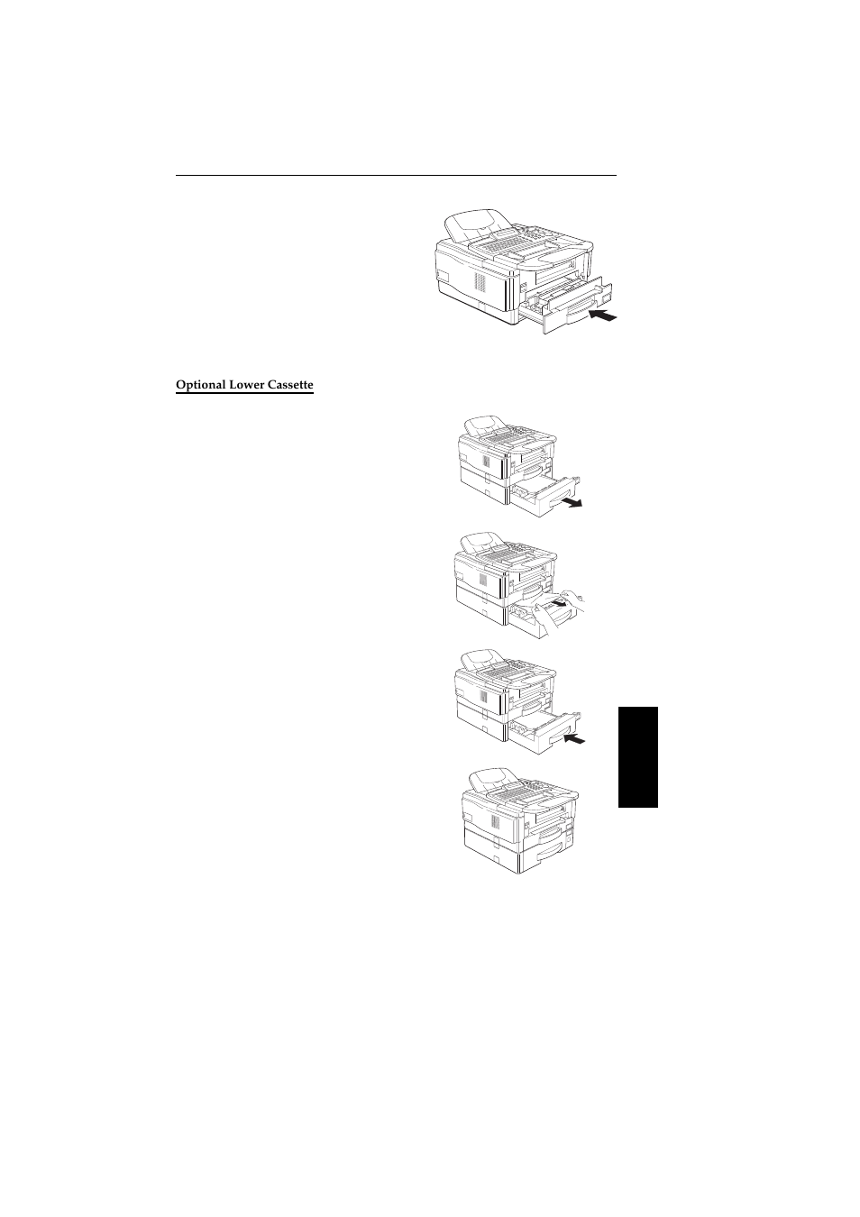 Optional lower cassette | Ricoh 2400L User Manual | Page 860 / 926