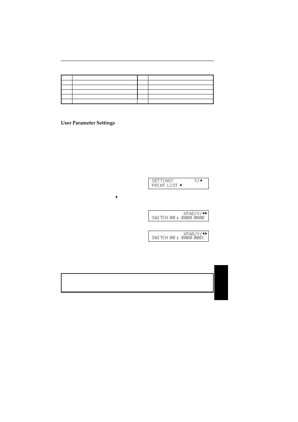 User parameter settings | Ricoh 2400L User Manual | Page 876 / 926
