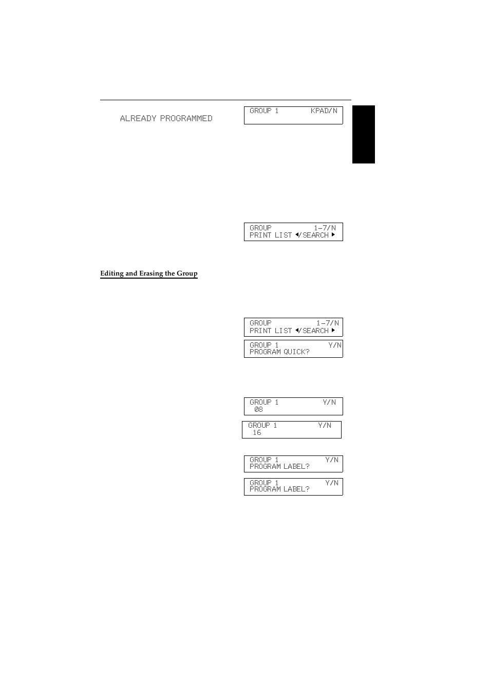 Editing and erasing the group | Ricoh 2400L User Manual | Page 910 / 926