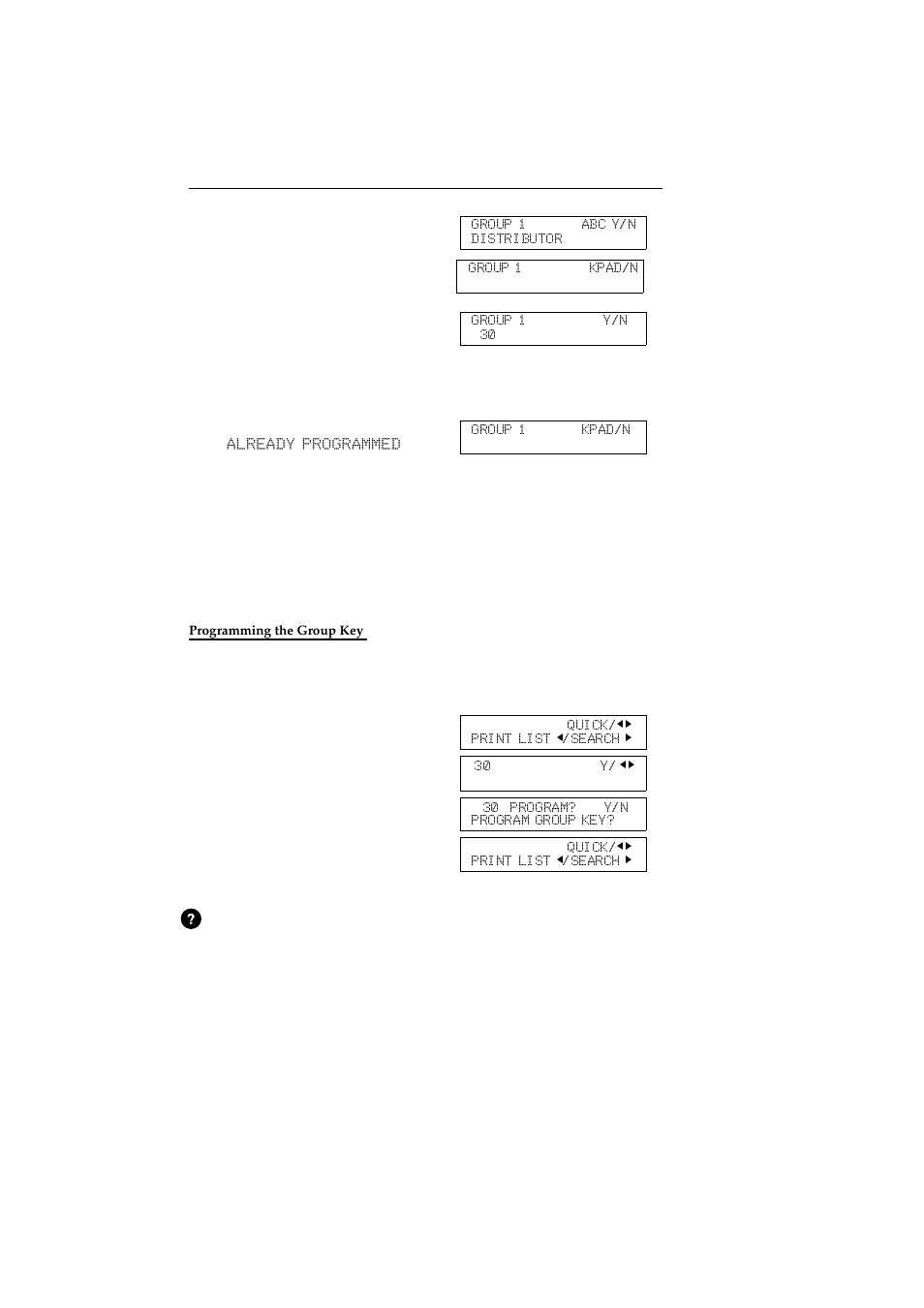 Programming the group key | Ricoh 2400L User Manual | Page 911 / 926