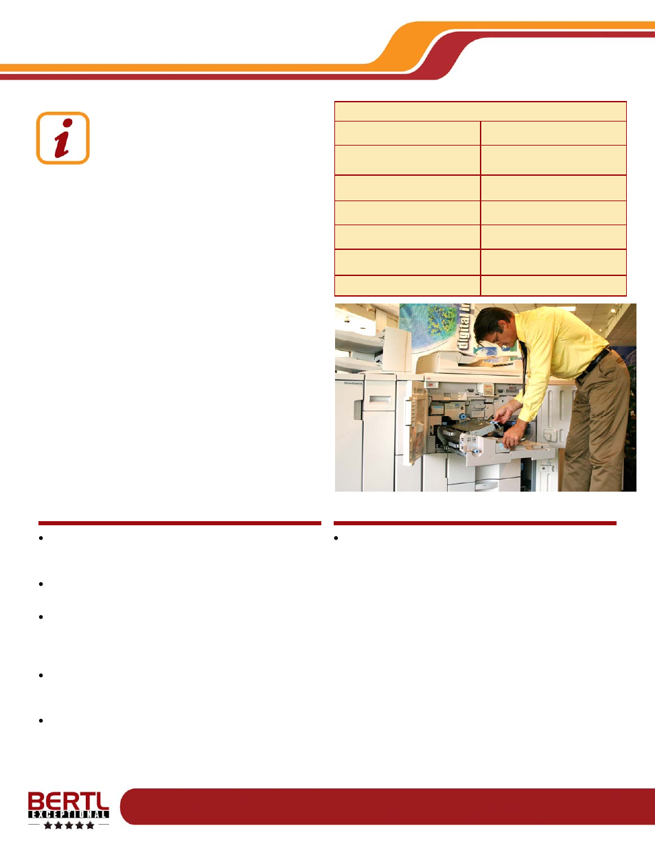 Routine maintenance maintenance, Features summary, What | Liked, What we would like to see, Routine maintenance | Ricoh MP1350 User Manual | Page 9 / 49