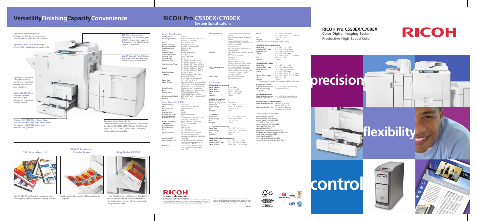 Ricoh C550EX User Manual | 6 pages