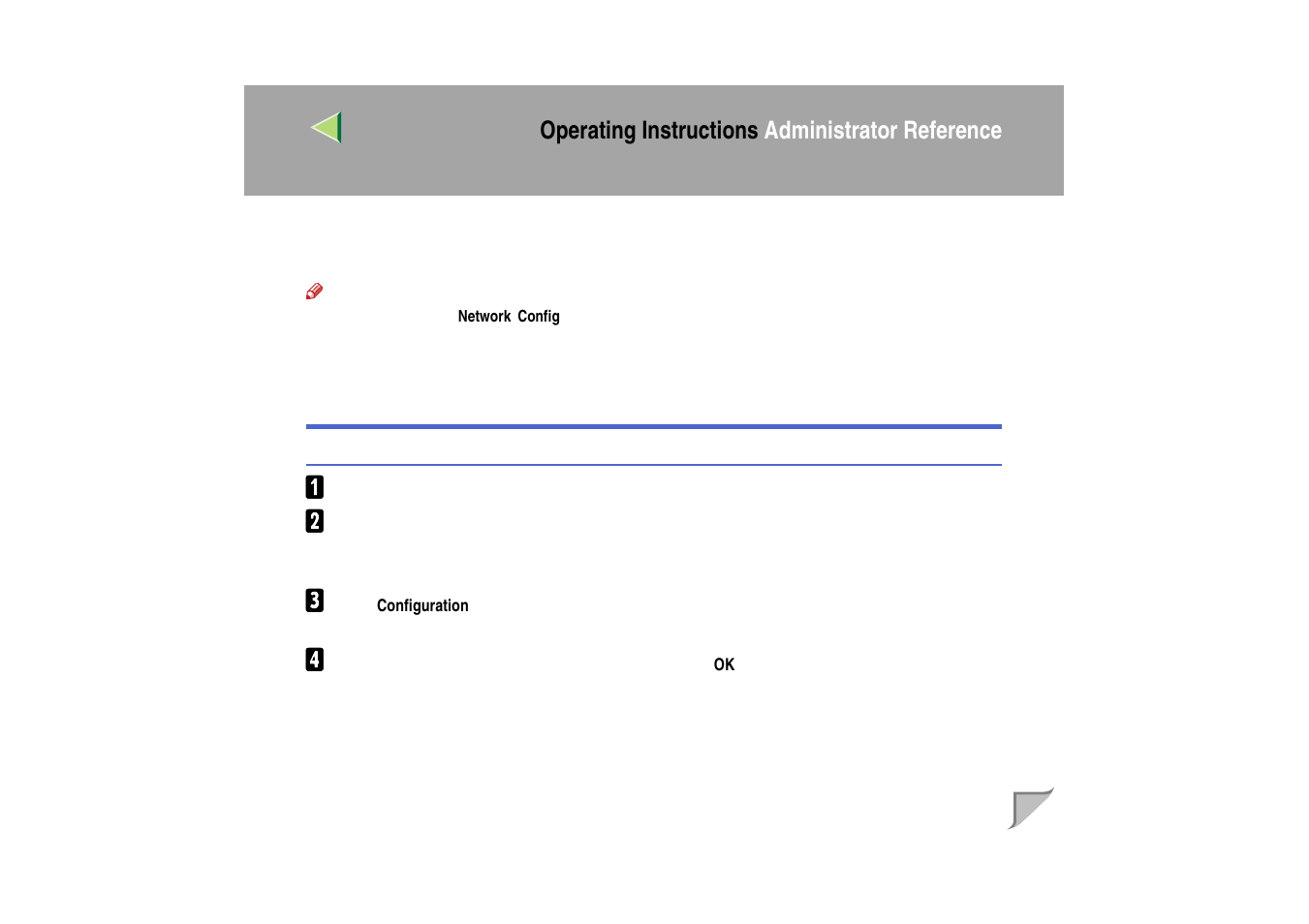 Configuring the network interface board settings, Operating instructions administrator reference | Ricoh MIB-II User Manual | Page 103 / 257
