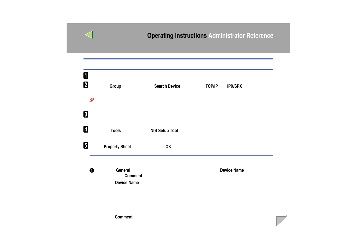 Smartnetmonitor for admin, Operating instructions administrator reference | Ricoh MIB-II User Manual | Page 109 / 257
