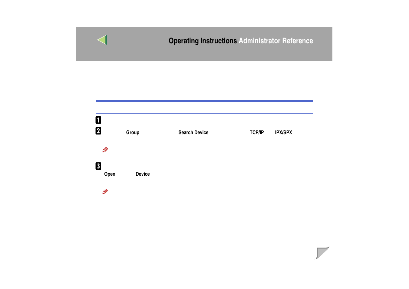 Displaying the status of printer, Smartnetmonitor for admin, Operating instructions administrator reference | Ricoh MIB-II User Manual | Page 113 / 257