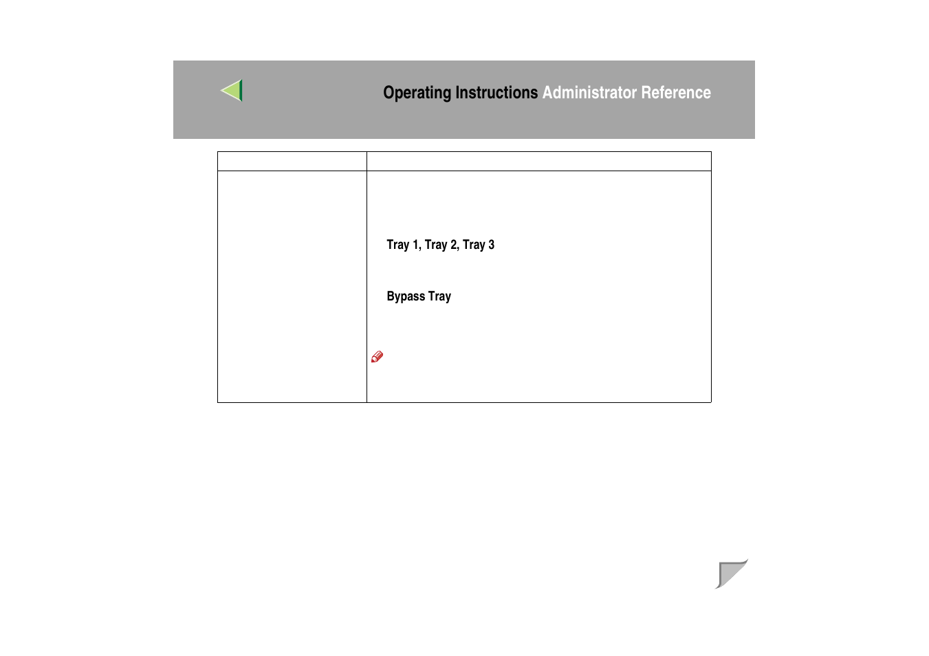 Operating instructions administrator reference | Ricoh MIB-II User Manual | Page 123 / 257