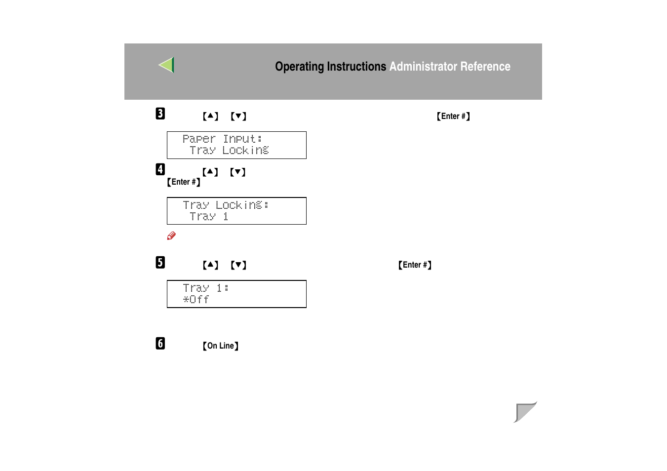 Operating instructions administrator reference | Ricoh MIB-II User Manual | Page 126 / 257