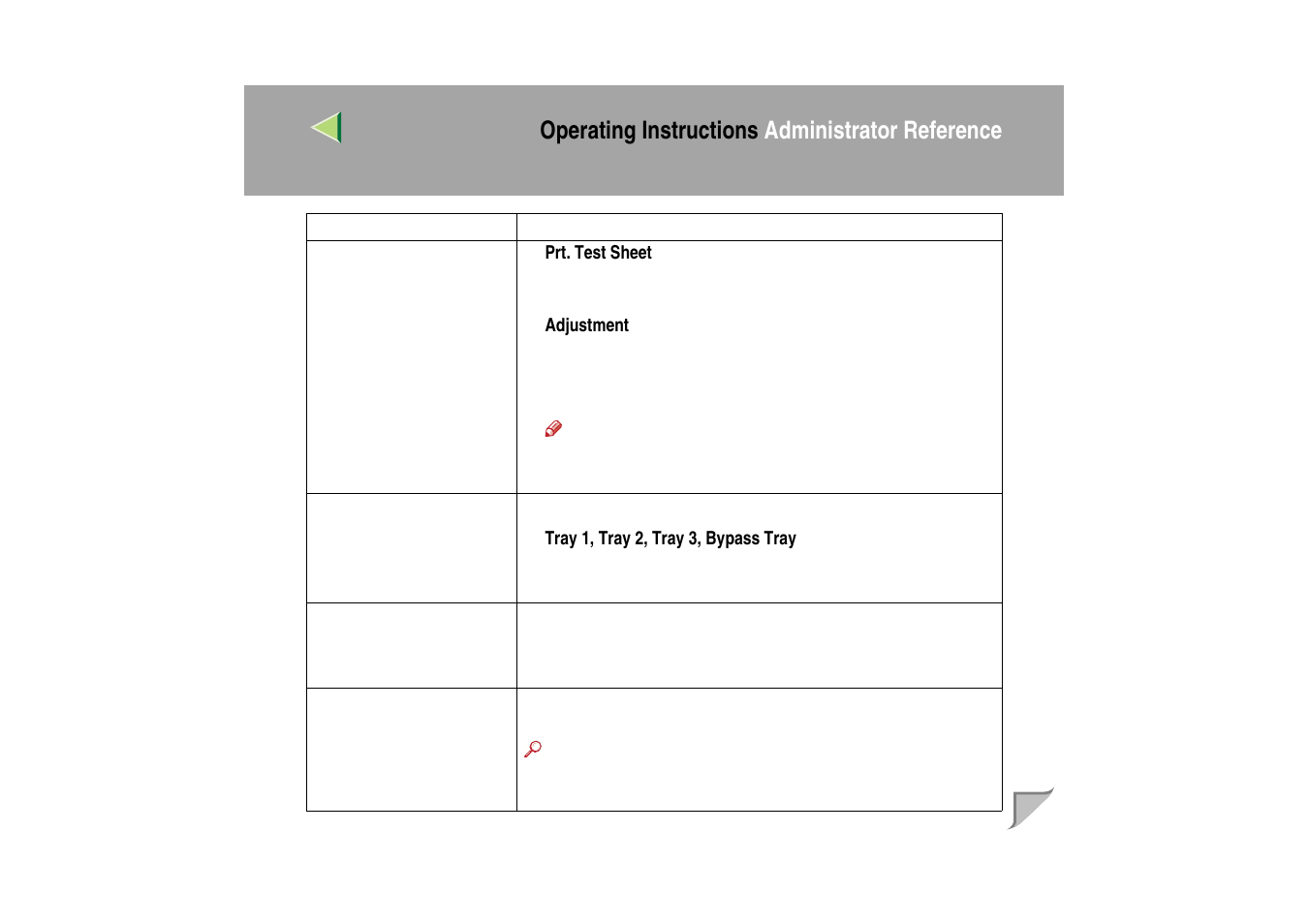 Operating instructions administrator reference | Ricoh MIB-II User Manual | Page 138 / 257