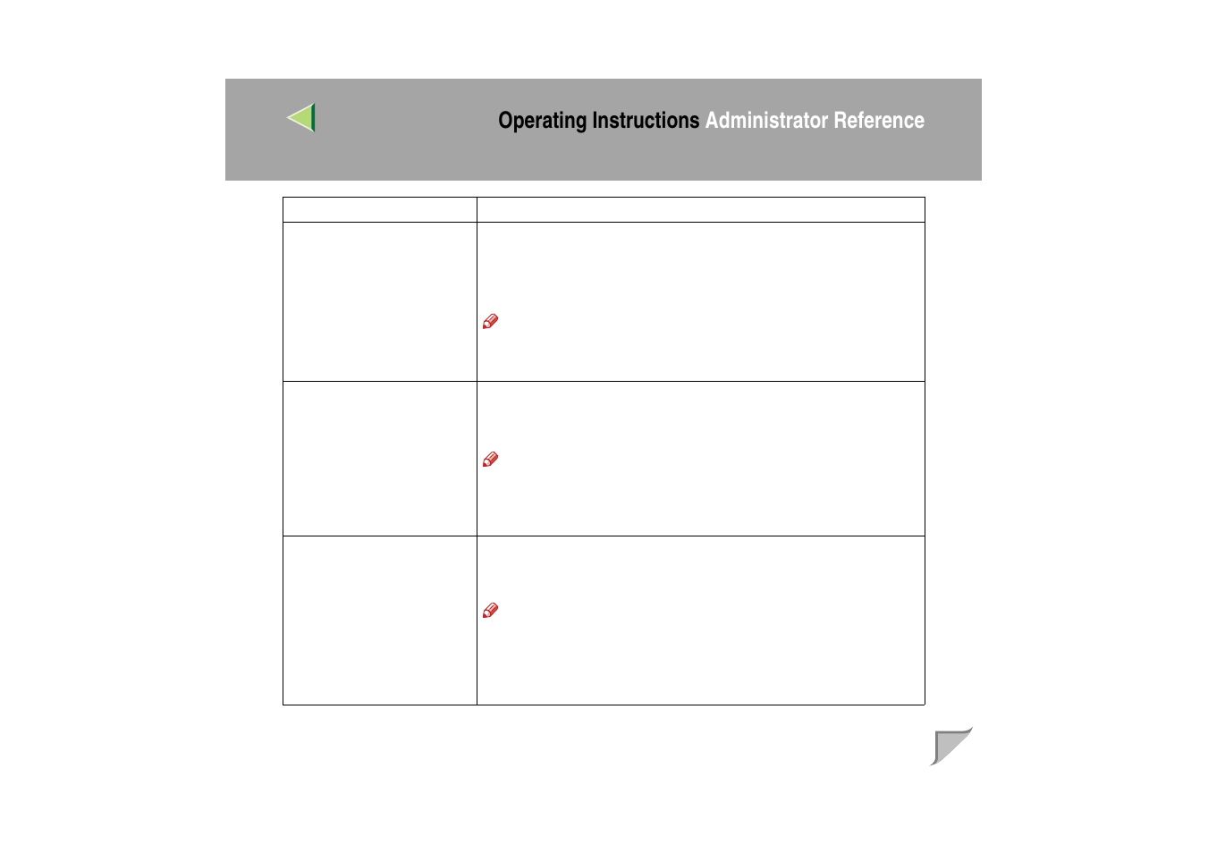 Operating instructions administrator reference | Ricoh MIB-II User Manual | Page 153 / 257