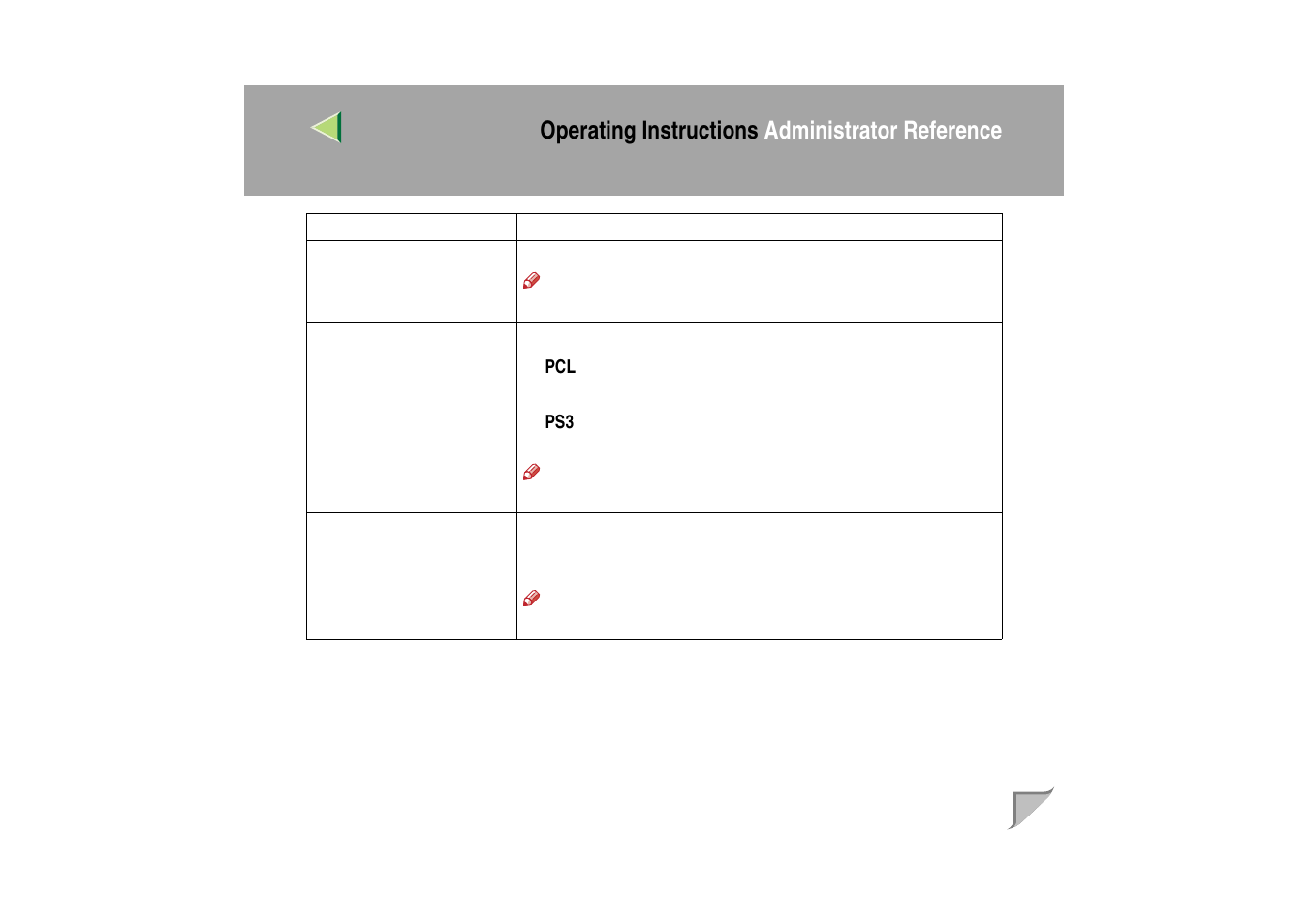 Operating instructions administrator reference | Ricoh MIB-II User Manual | Page 154 / 257