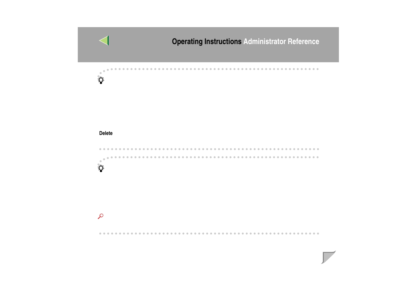 Operating instructions administrator reference | Ricoh MIB-II User Manual | Page 182 / 257