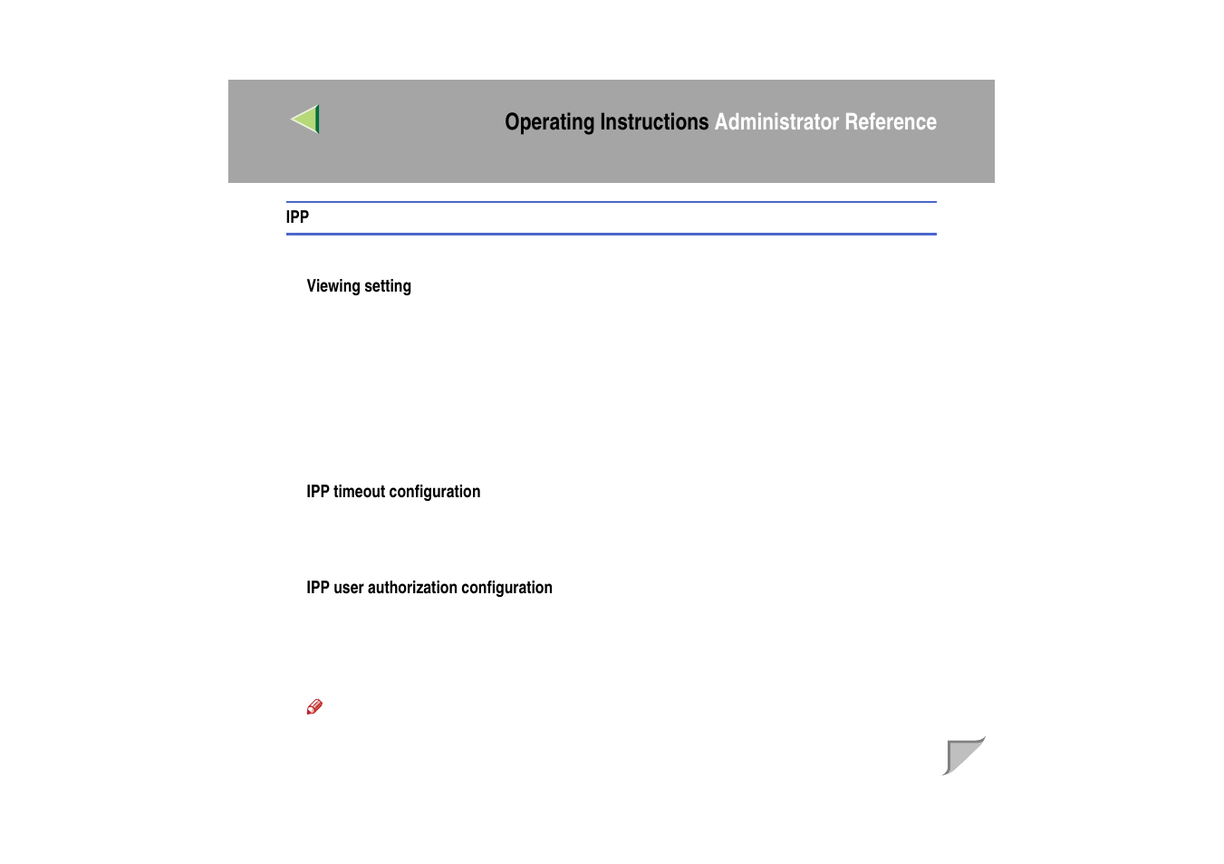 Operating instructions administrator reference | Ricoh MIB-II User Manual | Page 194 / 257