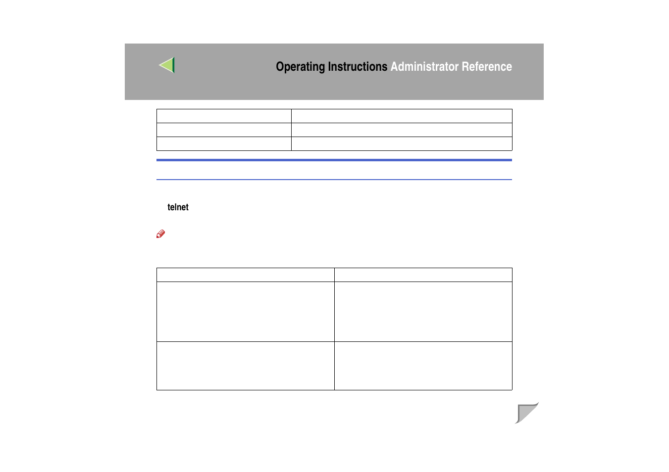 Printer configuration, Operating instructions administrator reference | Ricoh MIB-II User Manual | Page 208 / 257