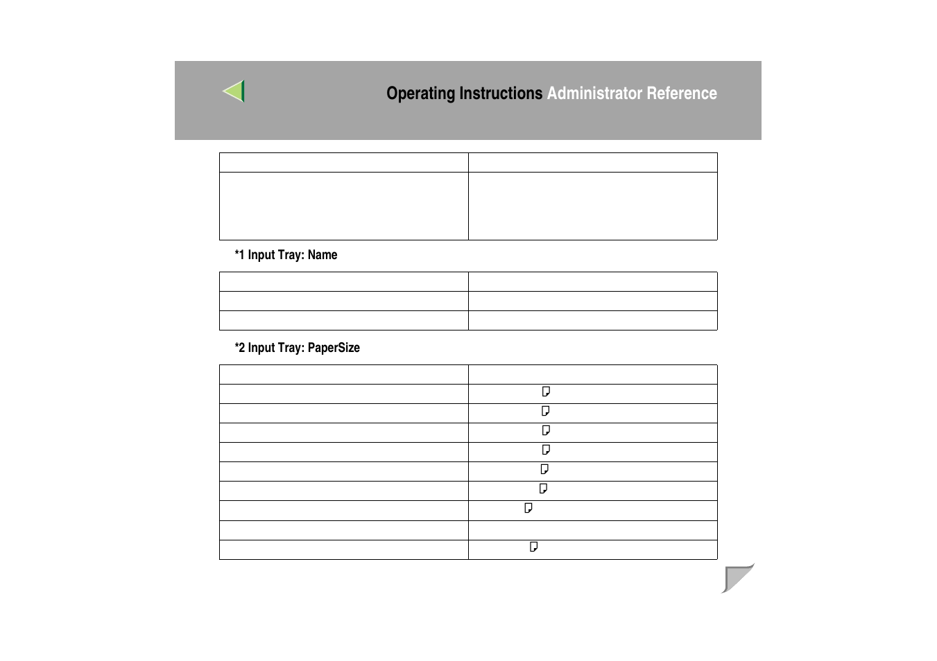 Operating instructions administrator reference | Ricoh MIB-II User Manual | Page 209 / 257
