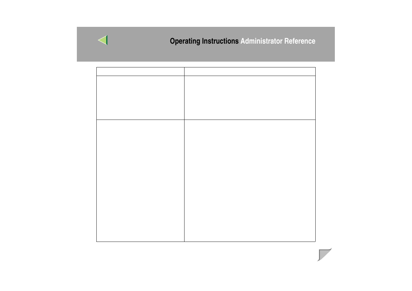 Operating instructions administrator reference | Ricoh MIB-II User Manual | Page 215 / 257